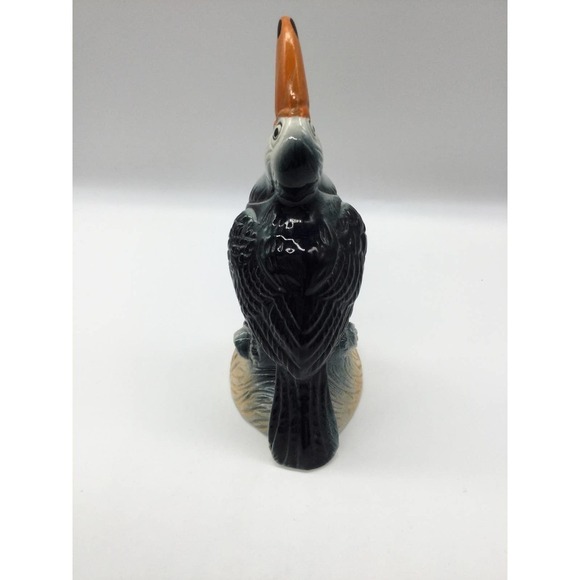 Vintage ceramic Toucan figurine 7” 7 in bird Brazil rainforest tropical - Picture 4 of 7